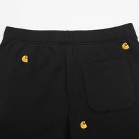 Carhartt Seek Sweat Shorts - Black thumbnail