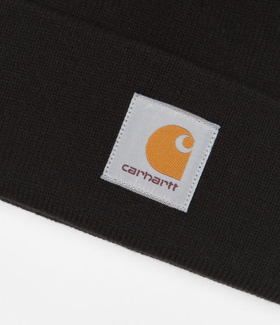 Carhartt Short Watch Hat Beanie - Black