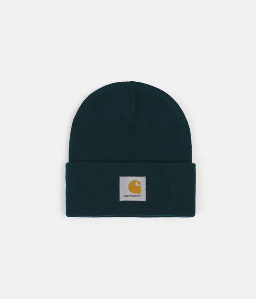 Carhartt Short Watch Hat Beanie Deep Lagoon Flatspot