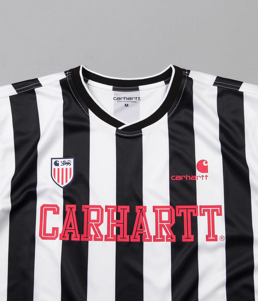 Carhartt WIP Striker Jersey ストライカーtシャツ Carhartt Striker Jersey - White / Black | Flatspot