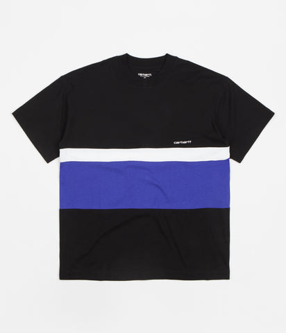 Carhartt Trin T-Shirt - Black / White / Lazurite | Flatspot