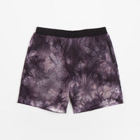Carrier Goods Tie Dye Trail Runner Shorts in Purple thumbnail
