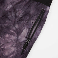 Carrier Goods Tie Dye Trail Runner Shorts in Purple thumbnail