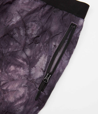 Carrier Goods Tie Dye Trail Runner Shorts in Purple