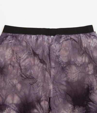 Carrier Goods Tie Dye Trail Runner Shorts in Purple