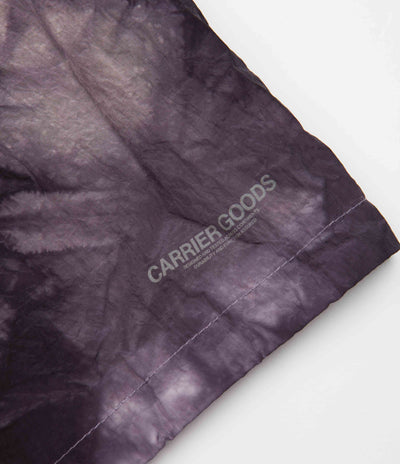 Carrier Goods Tie Dye Trail Runner Shorts in Purple