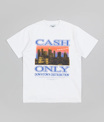 【CASH ONLY】 Skyline Tee - White Cash Only Skyline T-Shirt - White | Flatspot
