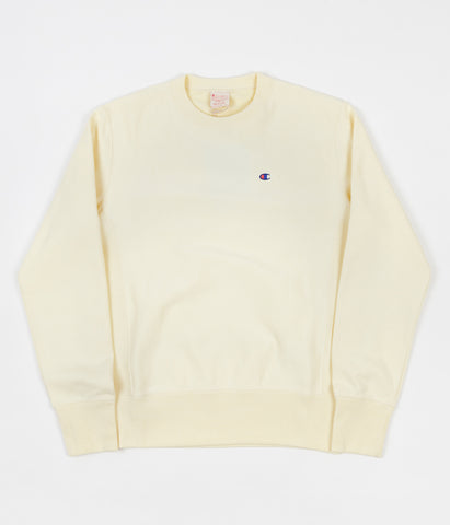 light yellow champion crewneck