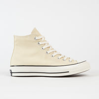 Converse CTAS 70's Hi No Waste Canvas Shoes in Lemon Drop and Egret / Black thumbnail
