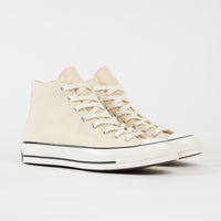 Converse CTAS 70's Hi No Waste Canvas Shoes in Lemon Drop and Egret / Black thumbnail
