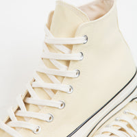 Converse CTAS 70's Hi No Waste Canvas Shoes in Lemon Drop and Egret / Black thumbnail