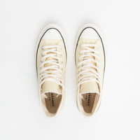 Converse CTAS 70's Hi No Waste Canvas Shoes in Lemon Drop and Egret / Black thumbnail