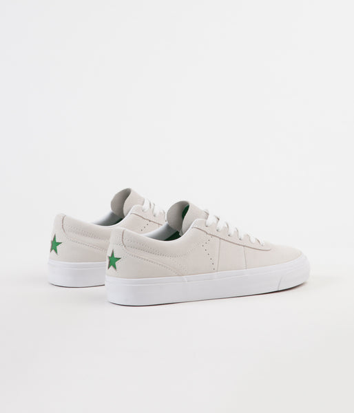 One Star CC Pro Ox Shoes - White / Green / Flatspot