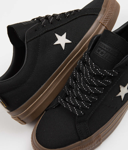Pogo stick sprong Onderdompeling Negende Converse One Star Pro Cordura Canvas Ox Shoes - day converse chuck taylor  star 70s original green camo available - WpadcShops | Black / White / Dark G