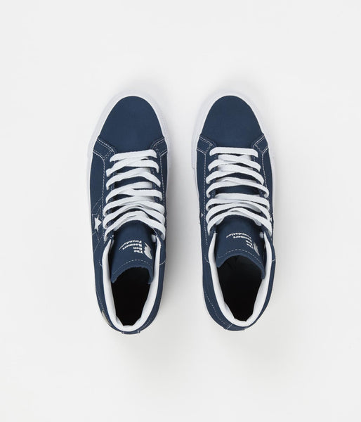 Converse One Star Pro Mid Ben Raemers Shoes Navy / White / Black