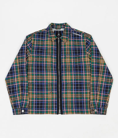 Converse Utility Printed Shirt Jacket Tartan Flatspot