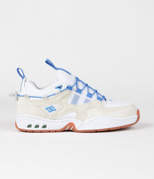 DC x Butter Goods Kalis OG Shoes White Blue Flatspot