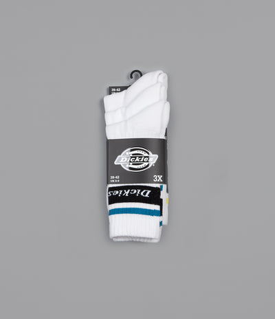 Dickies Madison Heights Socks 3 Pack - Blue / Pink / Yellow