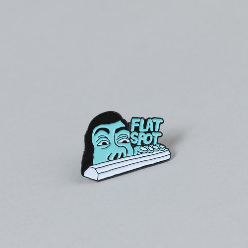 Flatspot Curb Sniffer Pin Badge