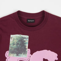 Flatspot Slay T-Shirt - Burgundy thumbnail