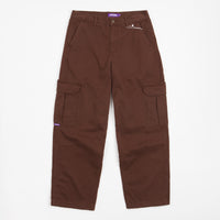 Fucking Awesome Contacts Baggy Cargo Pants in Dark Brown thumbnail