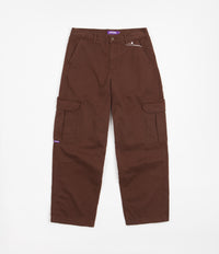 Fucking Awesome Contacts Baggy Cargo Pants in Dark Brown