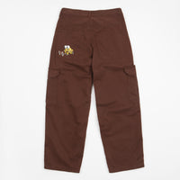 Fucking Awesome Contacts Baggy Cargo Pants in Dark Brown thumbnail