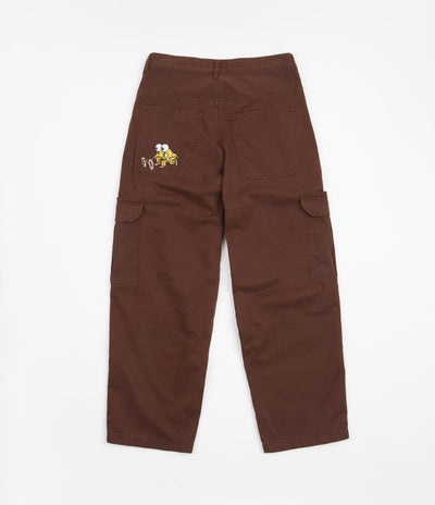 Fucking Awesome Contacts Baggy Cargo Pants in Dark Brown