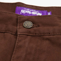Fucking Awesome Contacts Baggy Cargo Pants in Dark Brown thumbnail