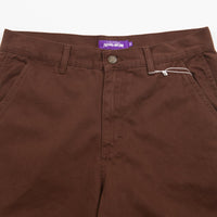 Fucking Awesome Contacts Baggy Cargo Pants in Dark Brown thumbnail
