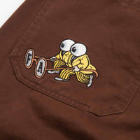 Fucking Awesome Contacts Baggy Cargo Pants in Dark Brown thumbnail