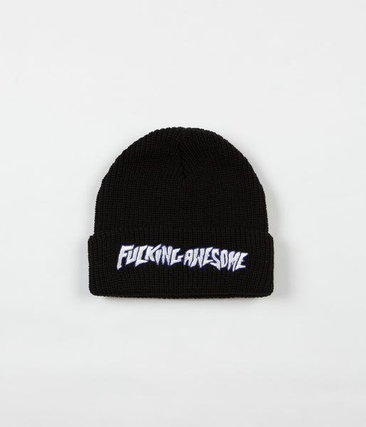Fucking Awesome FA Beanie - Black | Flatspot