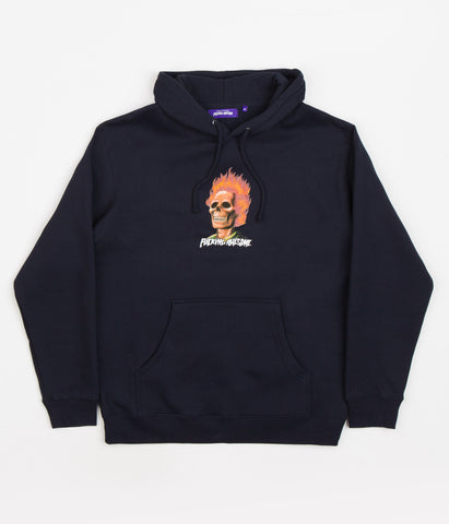 Fucking Awesome Flame Skullフーディ fucking-awesome-flame-skull-