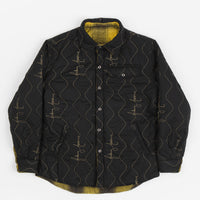 Fucking Awesome Lightweight Reversible Flannel Jacket - Yellow / Black thumbnail