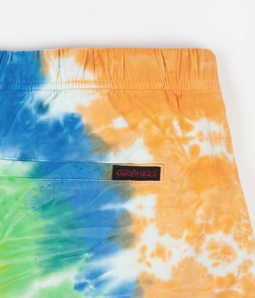 Gramicci Tie Dye G-Shorts - Orange Spiral | Flatspot Gramicci Tie Dye G-Shorts - Orange Spiral | Flatspot