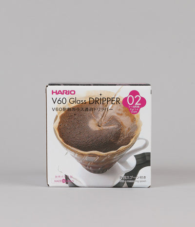 Hario V60 Glass Coffee Dripper - Black
