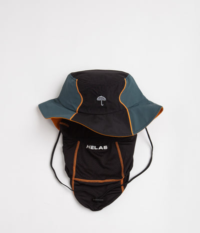 Helas Lime Bucket Hat in Black