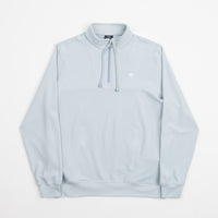 Helas Super Soft Quarter Zip Sweatshirt in Baby Blue thumbnail