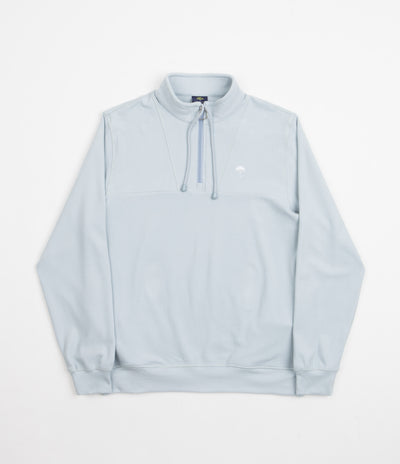 Helas Super Soft Quarter Zip Sweatshirt in Baby Blue