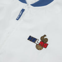 Helas Supporter Tracksuit Jacket in White thumbnail