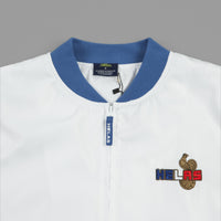 Helas Supporter Tracksuit Jacket in White thumbnail