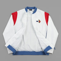 Helas Supporter Tracksuit Jacket in White thumbnail