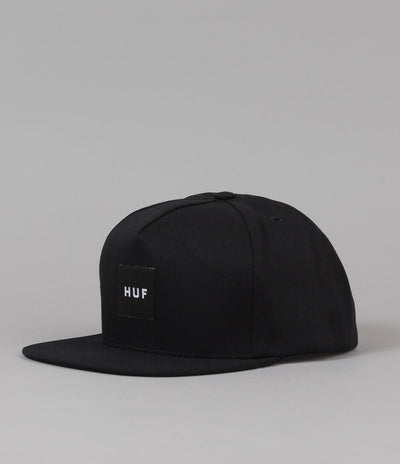Huf Box Logo Snapback Black