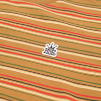 HUF Crown Stripe Knit T-Shirt in Burnt Orange thumbnail