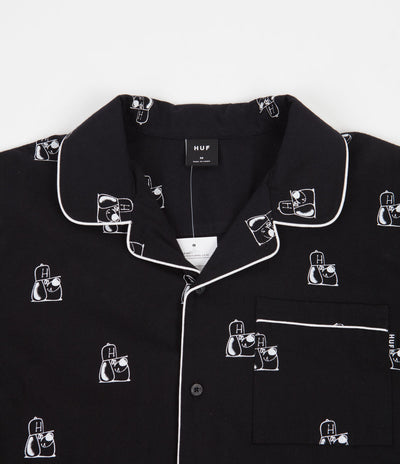 HUF Remio Dog Flannel Shirt - Black