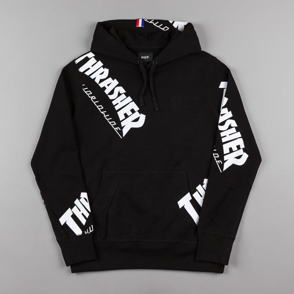 Hooded Sweatshirt Thrasher And Huf Hoodie Thrasher All Over Hoodie