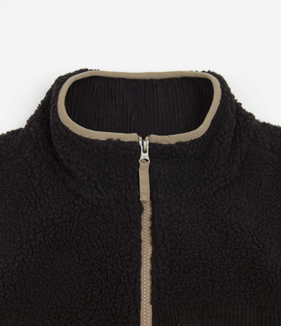 Kavu Cooper Fleece Vest in Black