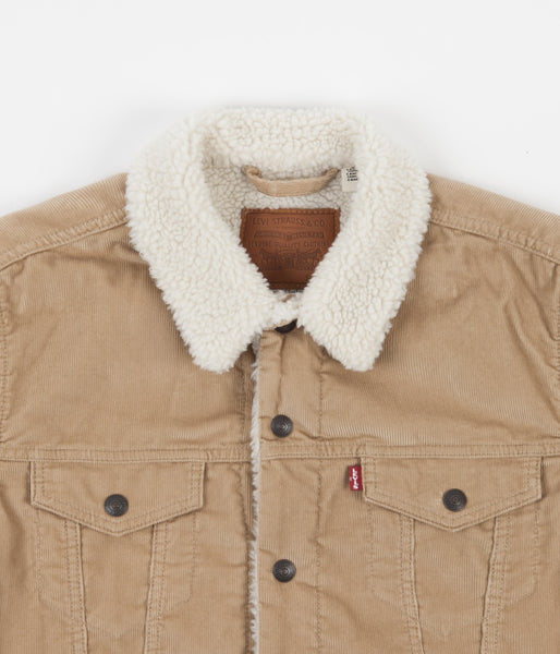 Levi s Red Tab Type 3 Sherpa Trucker Jacket True Chino Cord Flatspot