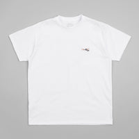 Magenta God's Plan T-Shirt in White thumbnail