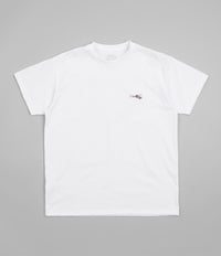 Magenta God's Plan T-Shirt in White